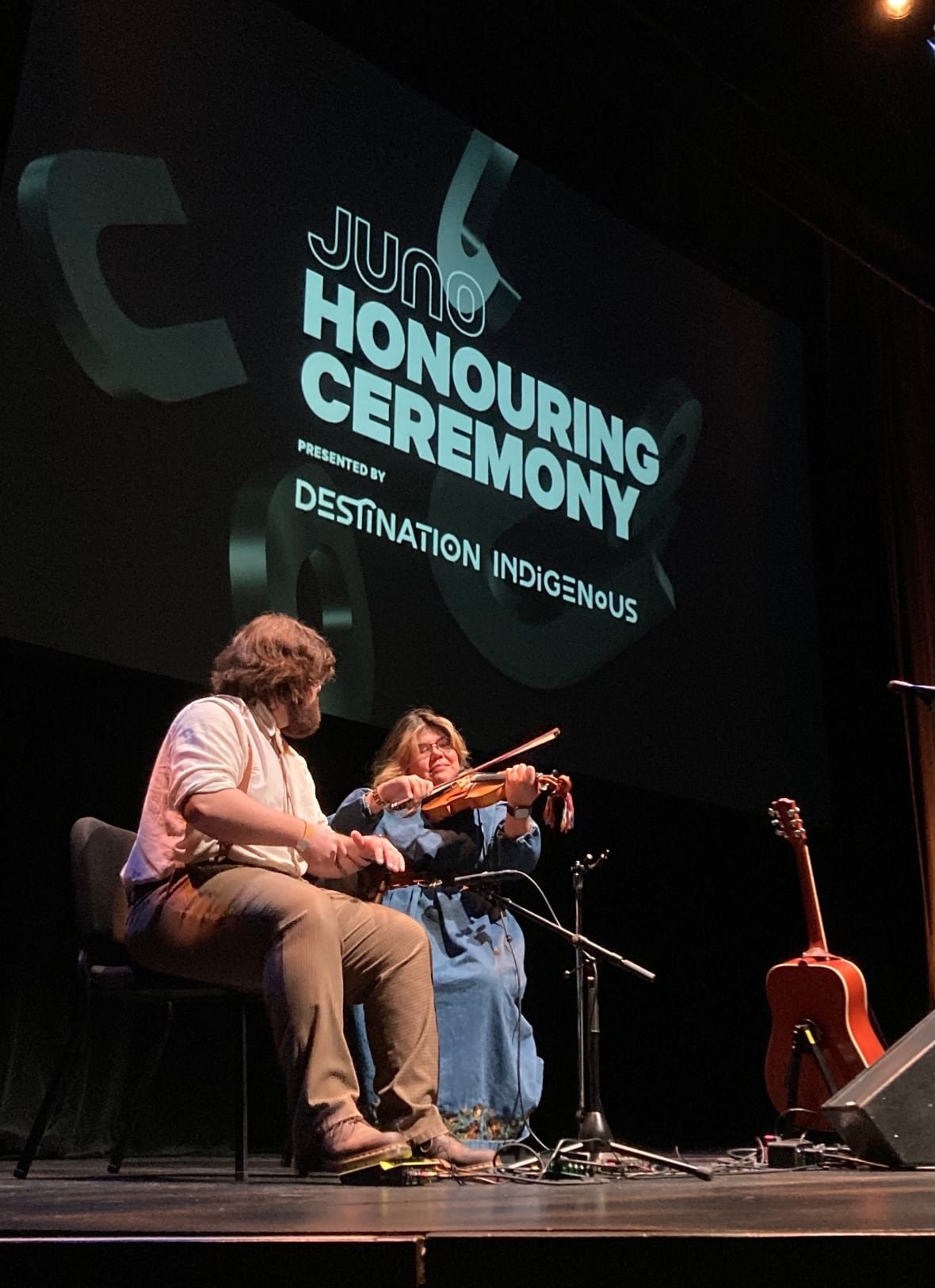 brianna-lizotte-at-the-junos Juno nominee Brianna Lizotte performs at the 2025 Honouring Ceremony.