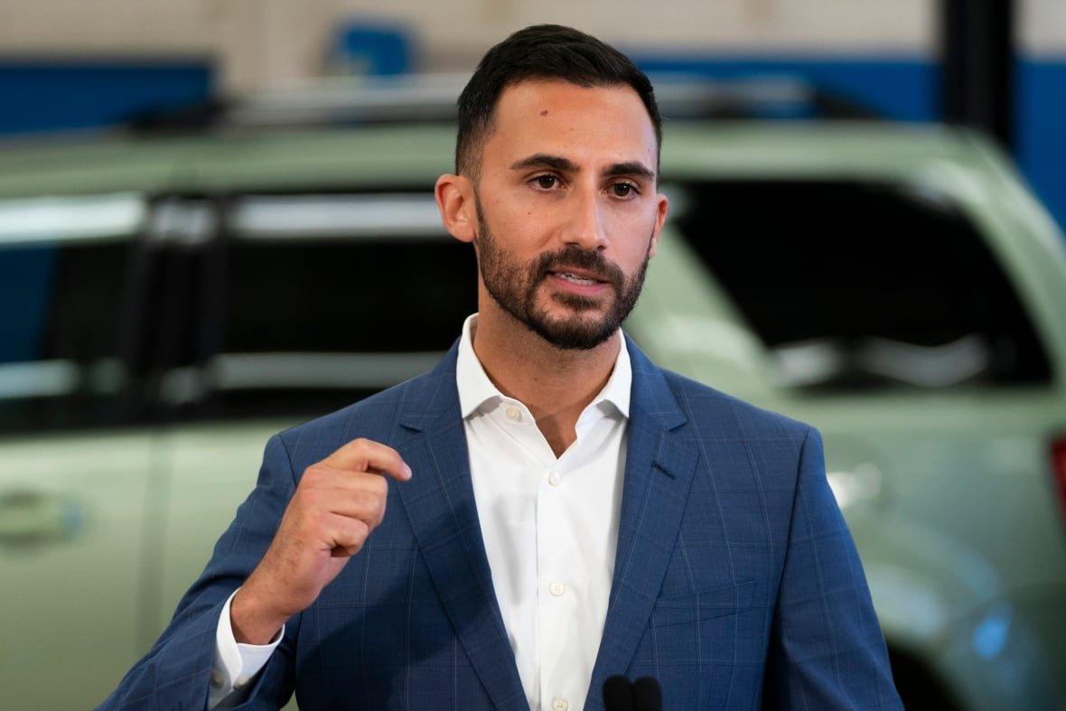 ont-energy-20241022 Ontario Energy Minister Stephen Lecce says he wants the province's electricity system to not just be able to meet an expected 75-per-cent increase in demand, but to exceed it and be able to sell excess power to other jurisdictions.