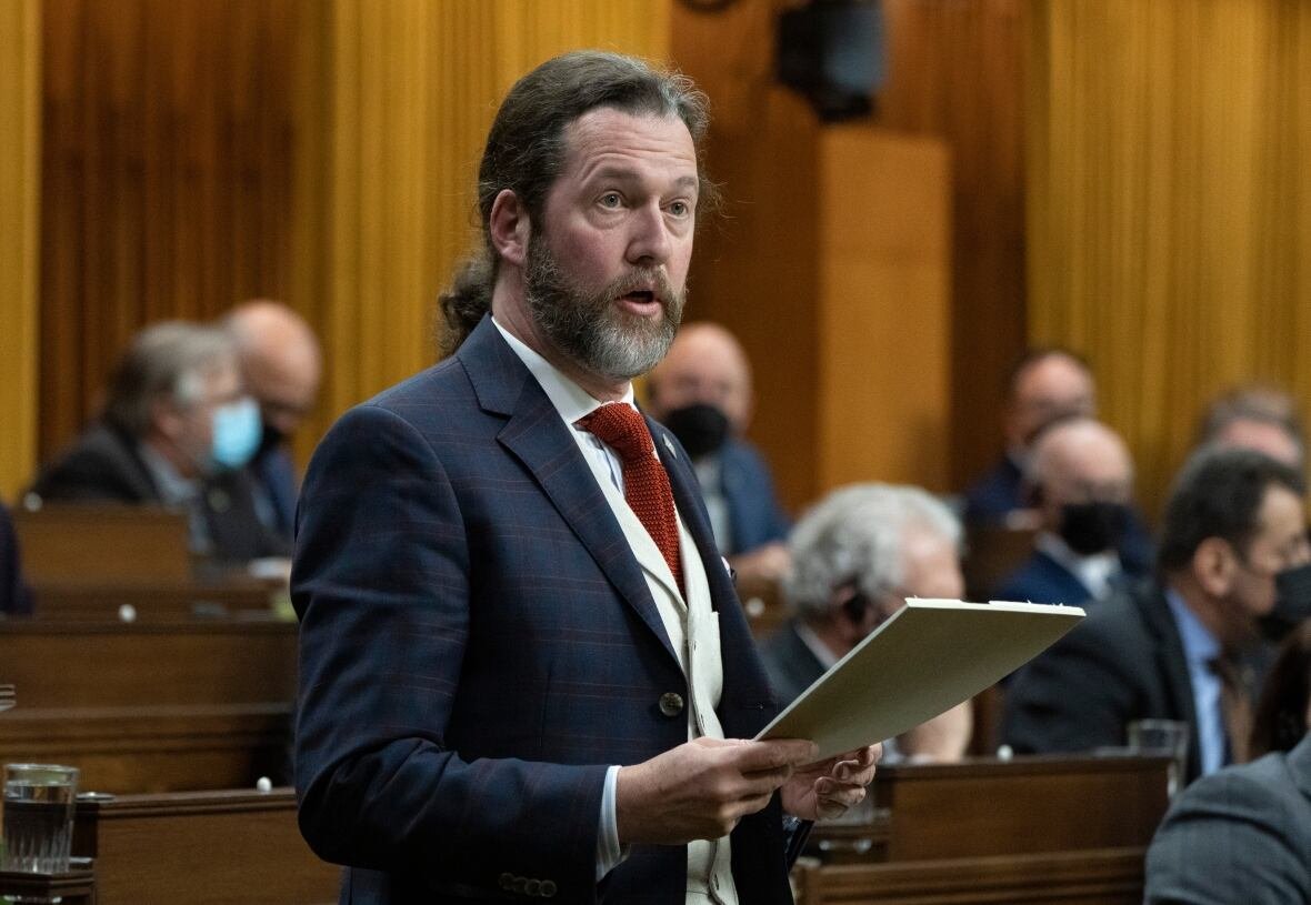 scott-reid-lanark-frontenac-kingston-2022 A politician speaks in a legislature.
